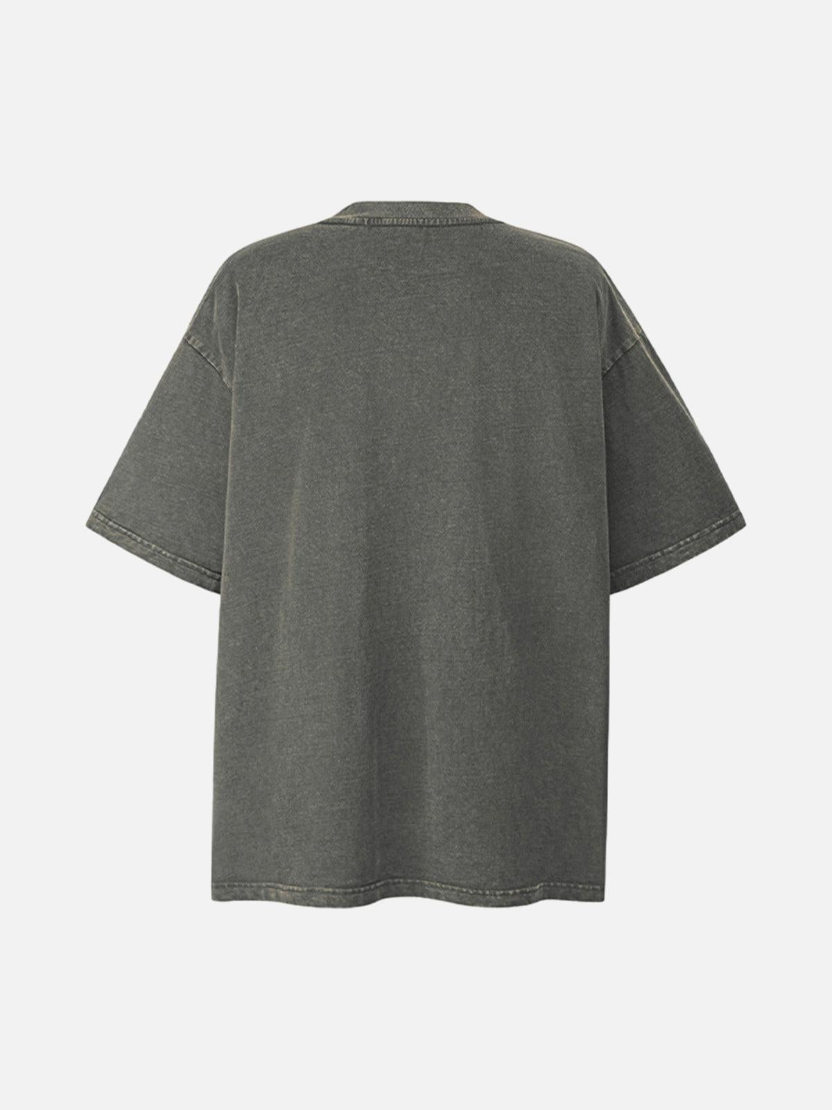 Omygoods Vintage Artistic Graphic T-Shirt