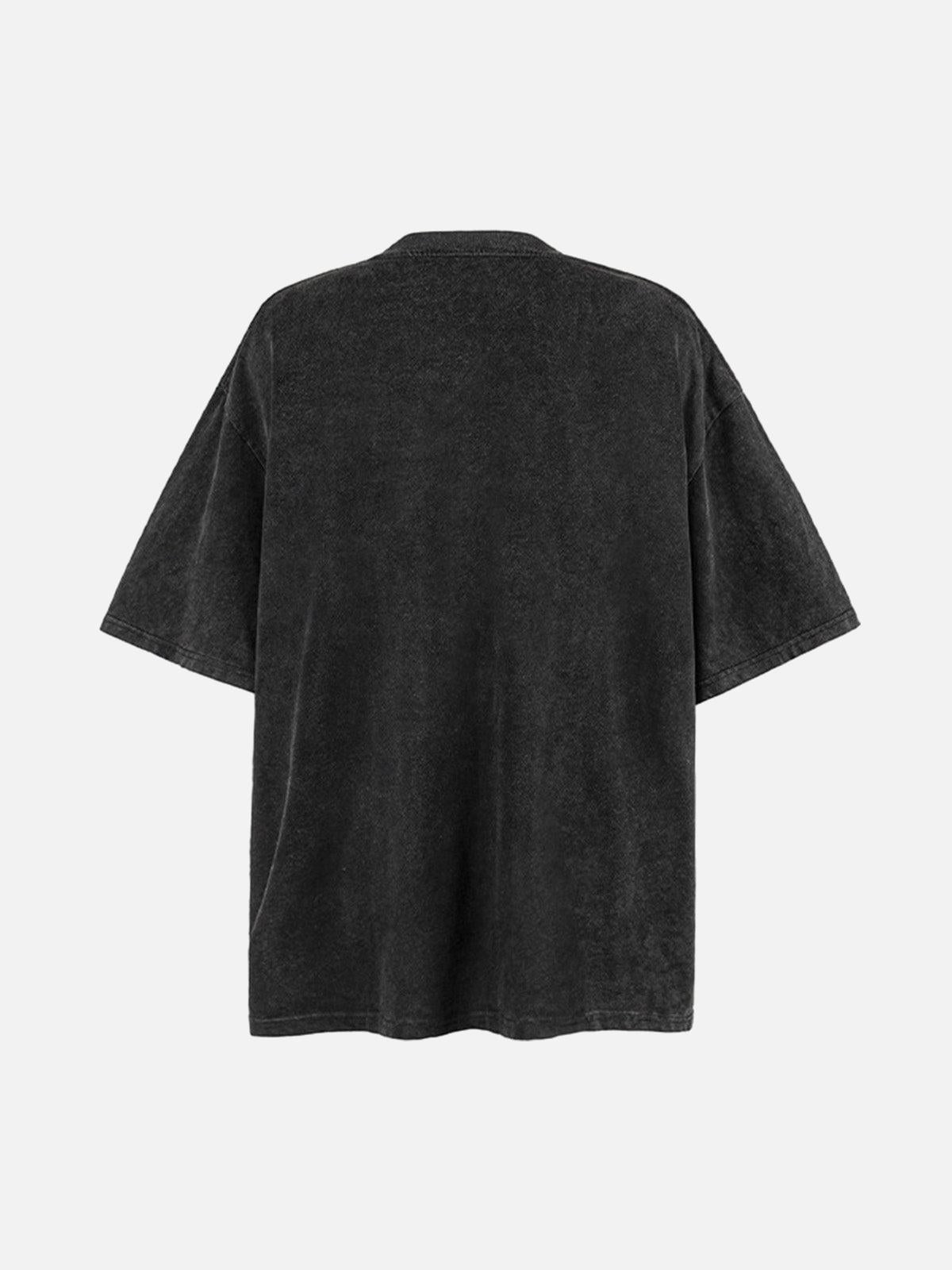 Omygoods Vintage Artistic Graphic T-Shirt