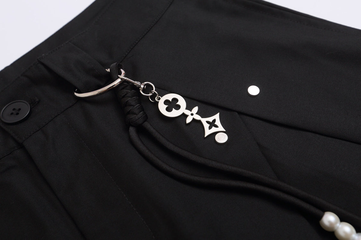 Vintage Deconstructed Pleated Shorts - OMYGOODS