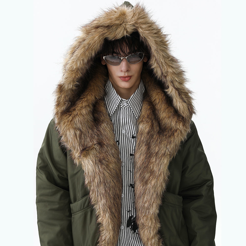 Vintage Fur-Lined | Cropped Winter Puffer - OMYGOODS
