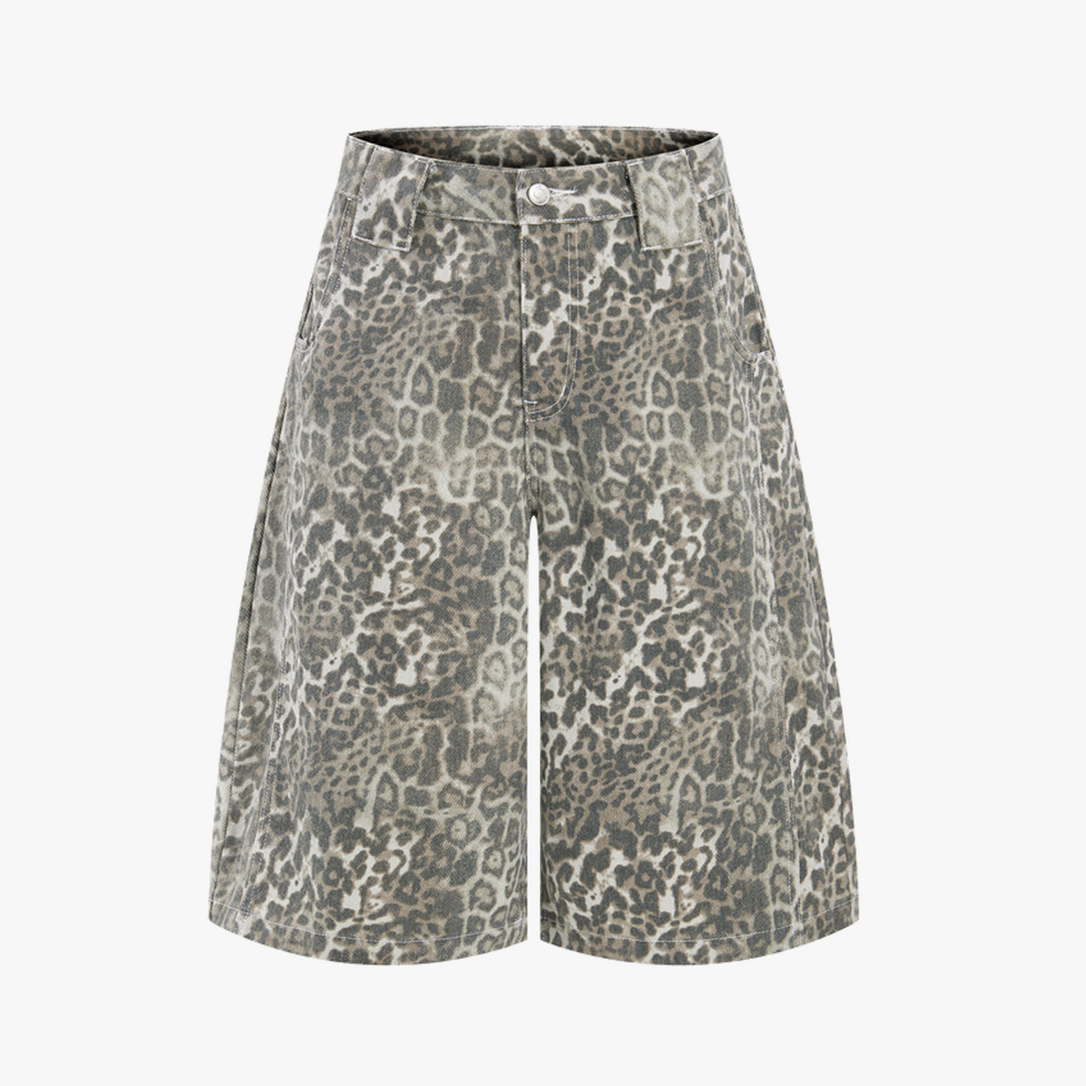 Vintage Leopard Cargo Shorts - OMYGOODS