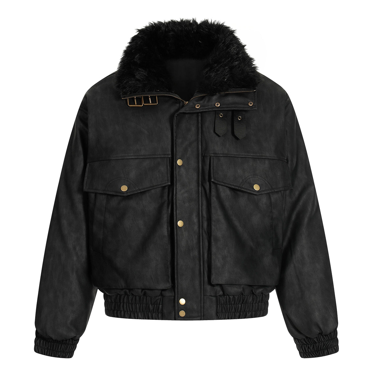 Vintage Pocket | Padded Suede Jacket - OMYGOODS