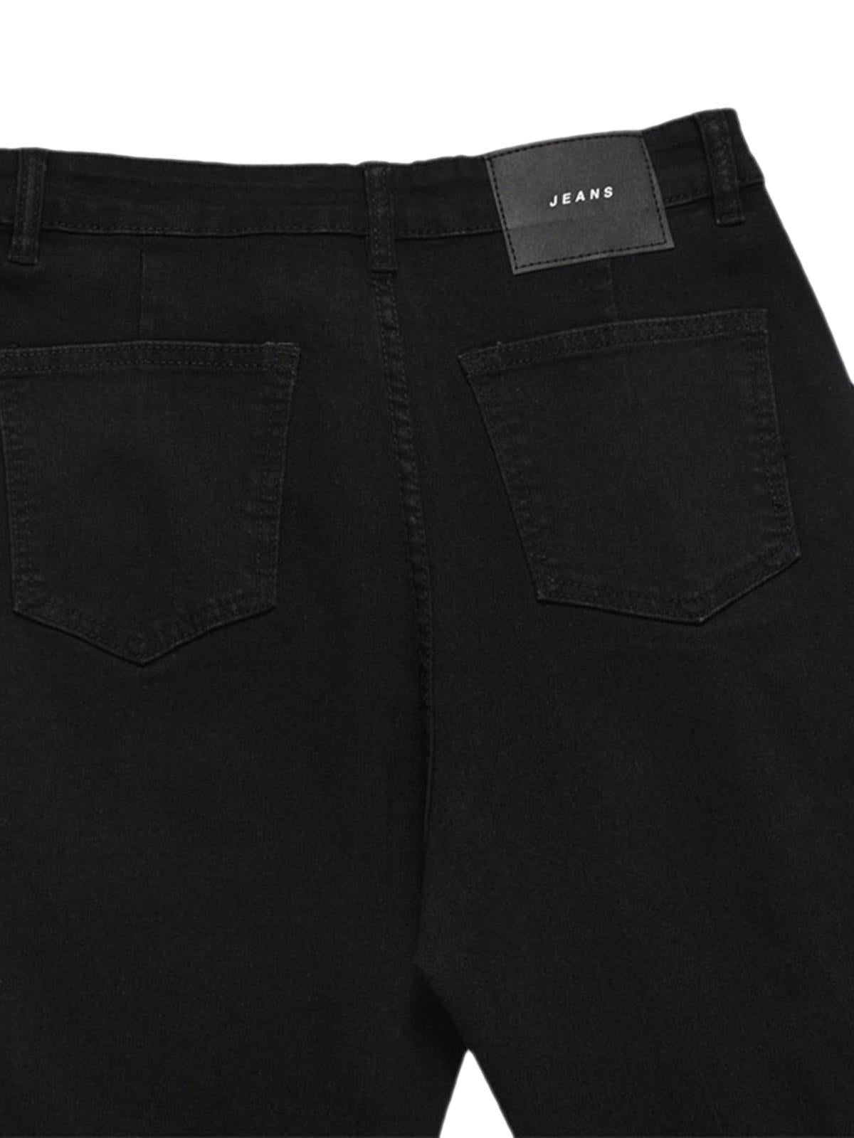 Omygoods Vintage Rough Edge Flared Jeans