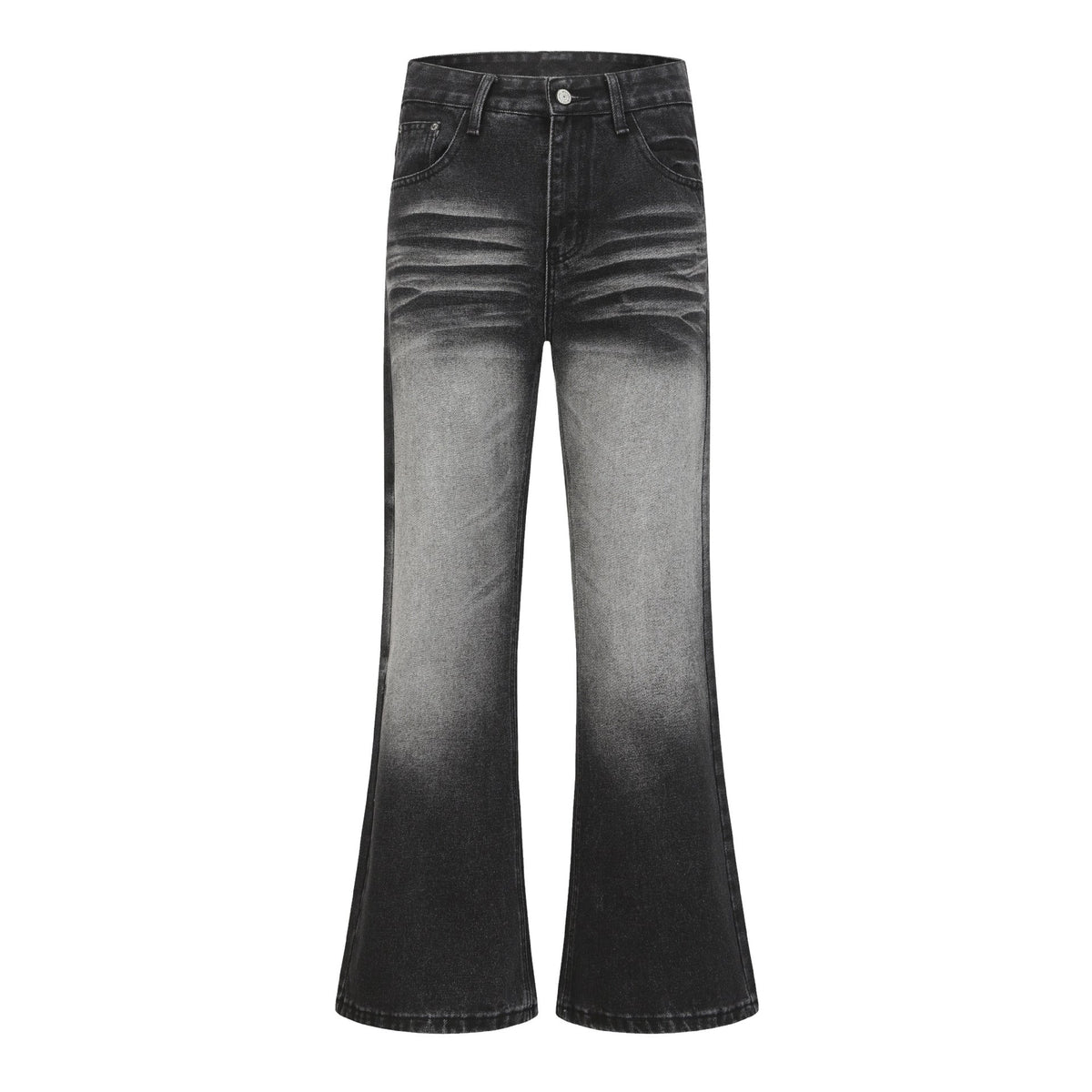 Vintage Washed Flare Jeans - OMYGOODS