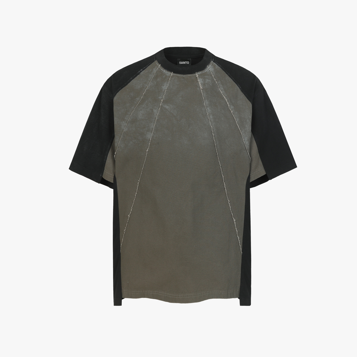 Vintage Washed Raw Seam Raglan T-Shirt - OMYGOODS