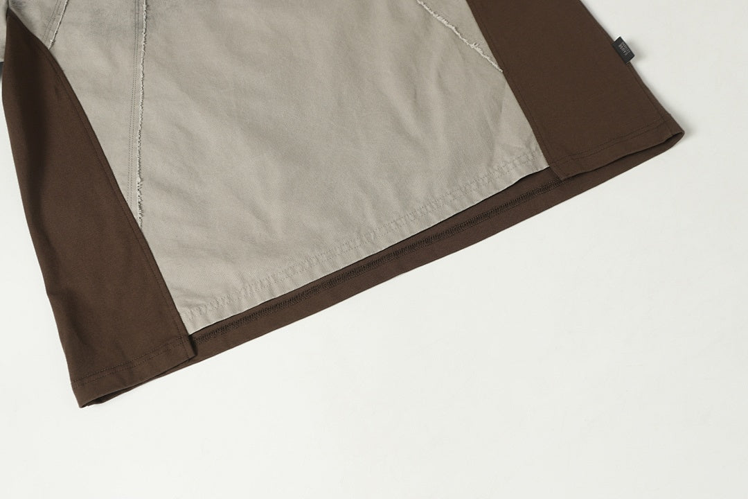 Vintage Washed Raw Seam Raglan T-Shirt - OMYGOODS