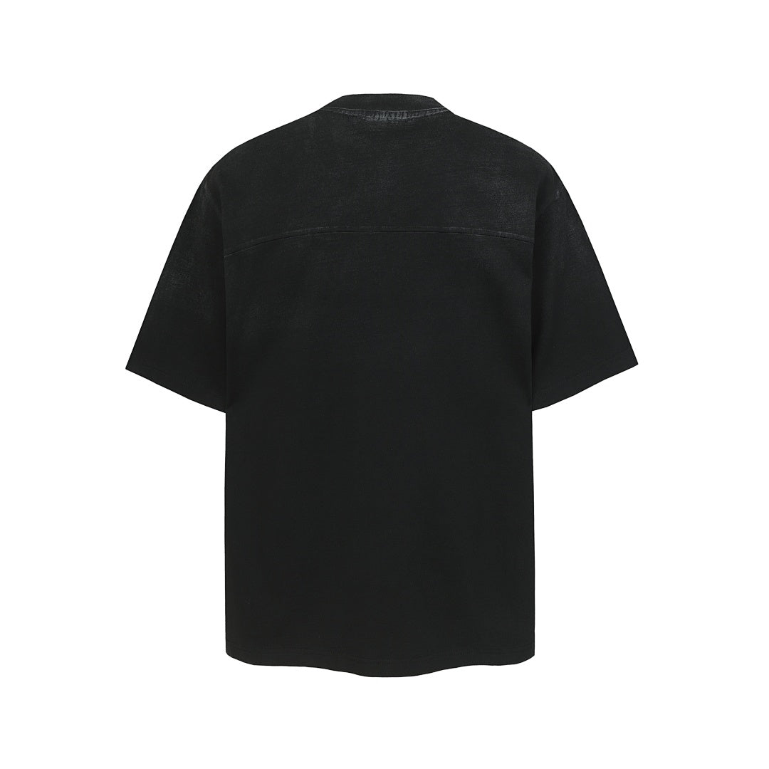 Vintage Washed Raw Seam Raglan T-Shirt - OMYGOODS
