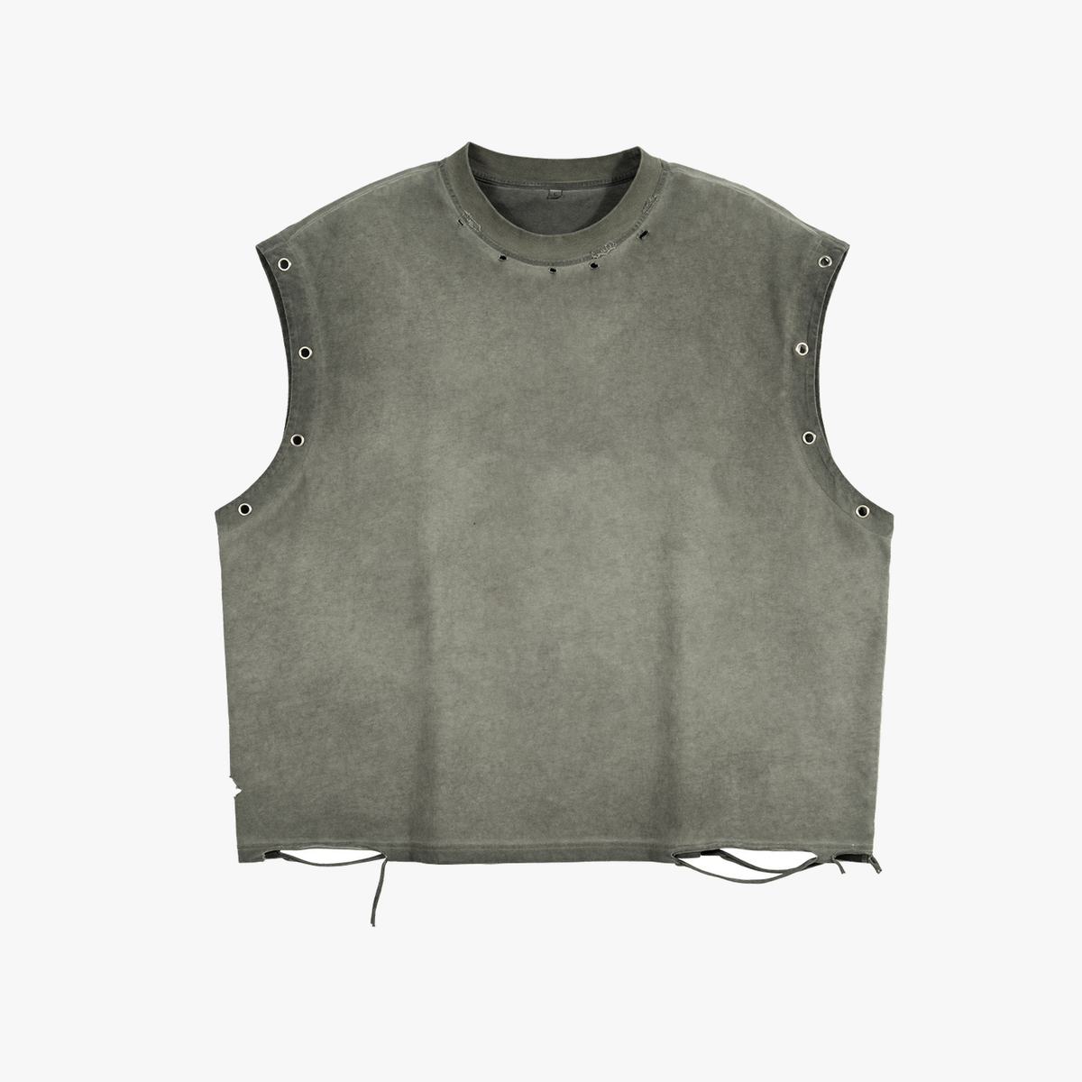 Vintage Washed Sleeveless T-Shirt - OMYGOODS