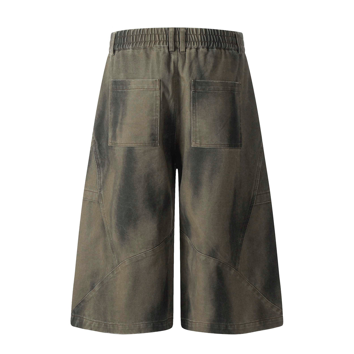 Washed Cargo | Wide-Leg Shorts - OMYGOODS
