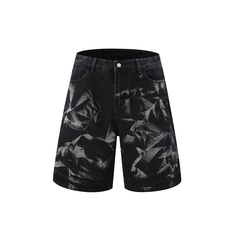 Washed Distressed Denim Shorts - Comfort Meets Style - OMYGOODS