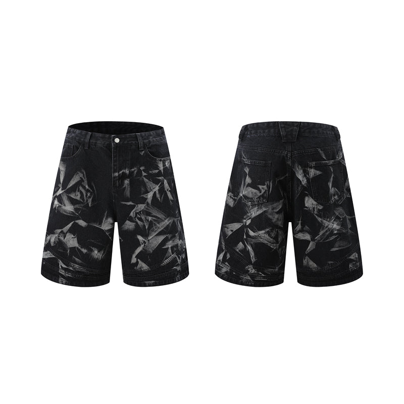 Washed Distressed Denim Shorts - Comfort Meets Style - OMYGOODS