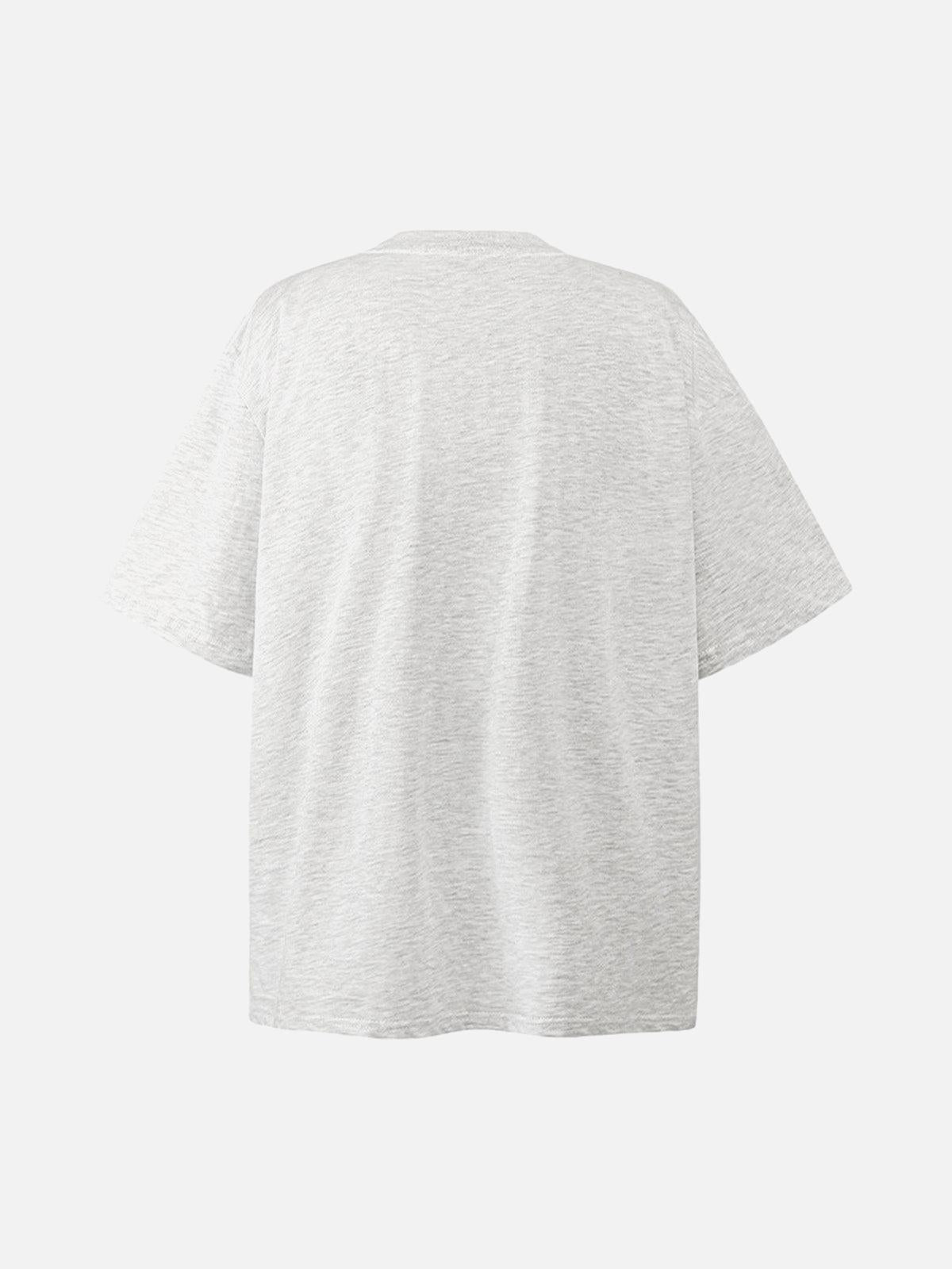 Omygoods Washed Graphics Oversized T-Shirt