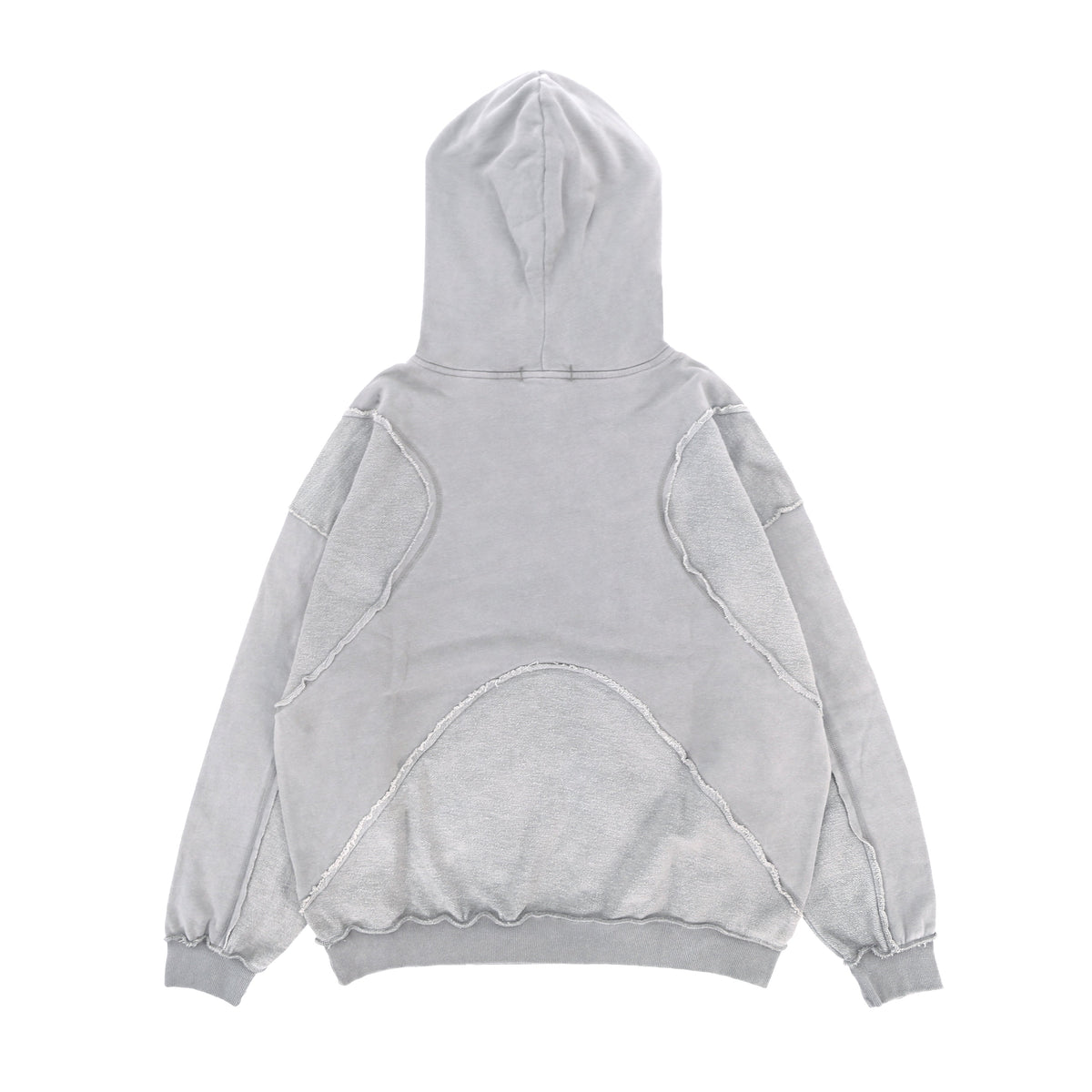 Washed Hoodie | Panelled Streetwear Pullover - OMYGOODS