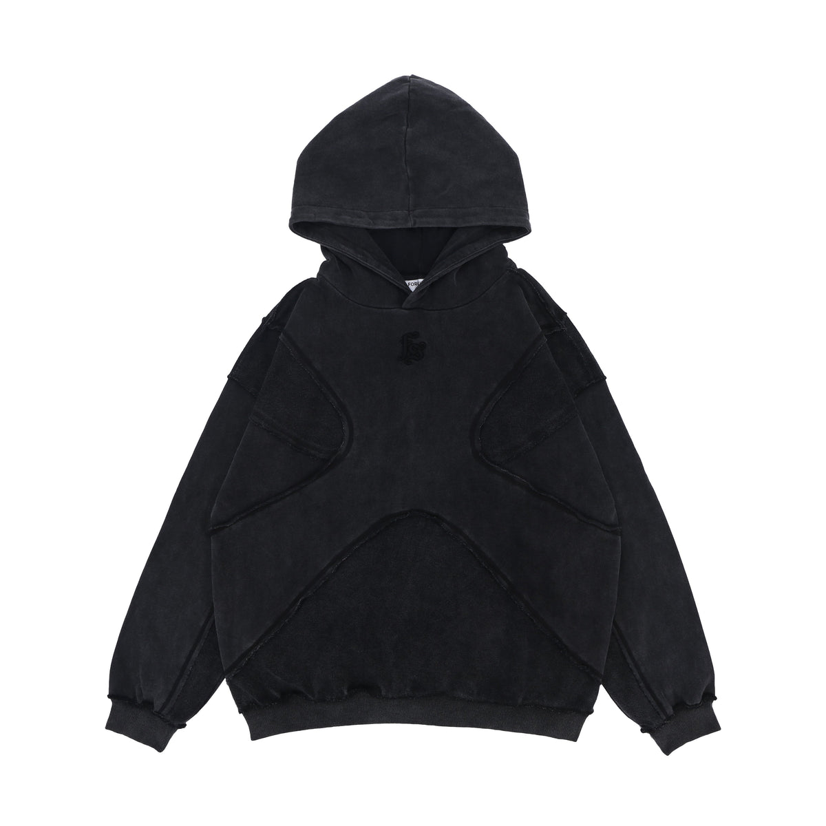 Washed Hoodie | Panelled Streetwear Pullover - OMYGOODS