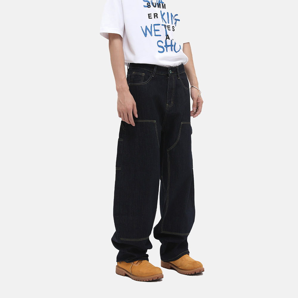 Washed Line | Cargo Baggy Jeans - OMYGOODS