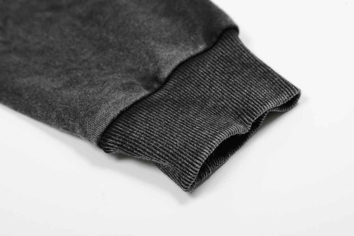 Washed | Oversized Zip Up Hoodie - OMYGOODS