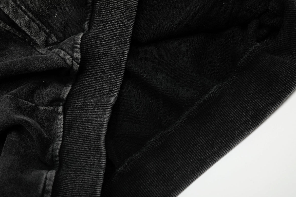 Washed | Oversized Zip Up Hoodie - OMYGOODS