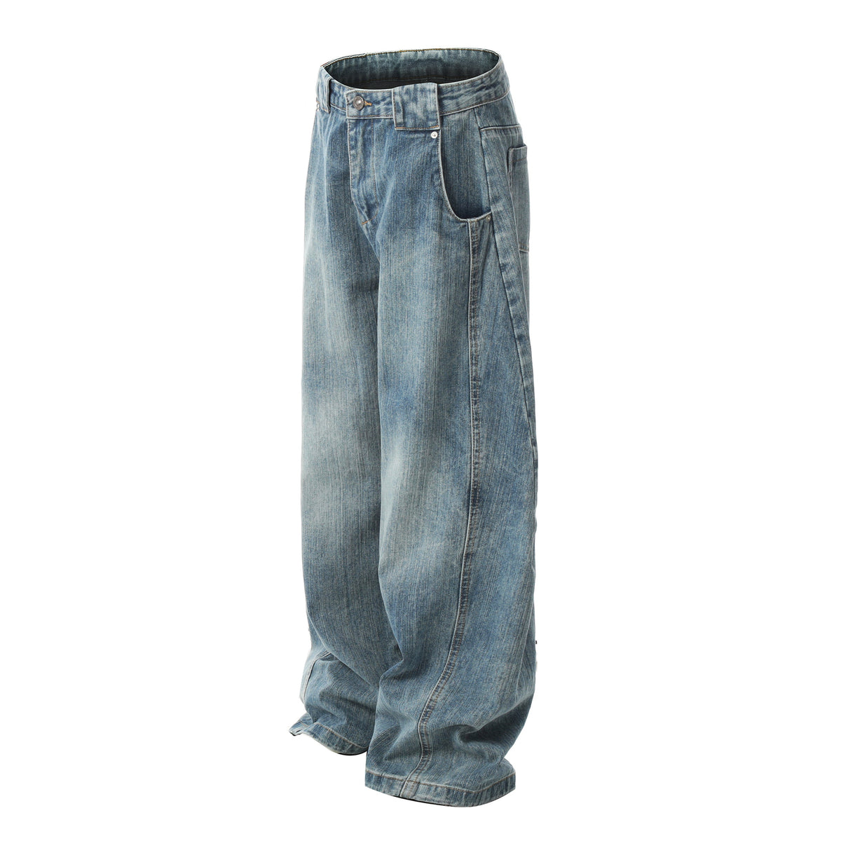 Washed Wide Leg | Vintage Denim Jeans - OMYGOODS