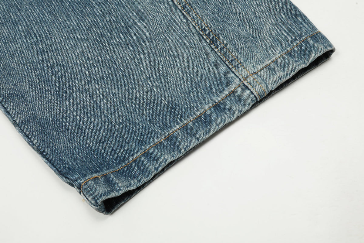 Washed Wide Leg | Vintage Denim Jeans - OMYGOODS