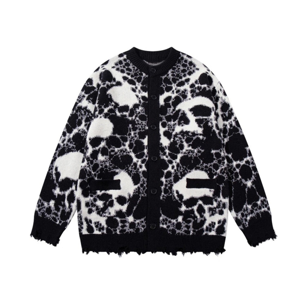 Grim Fragment Cardigan Sweater