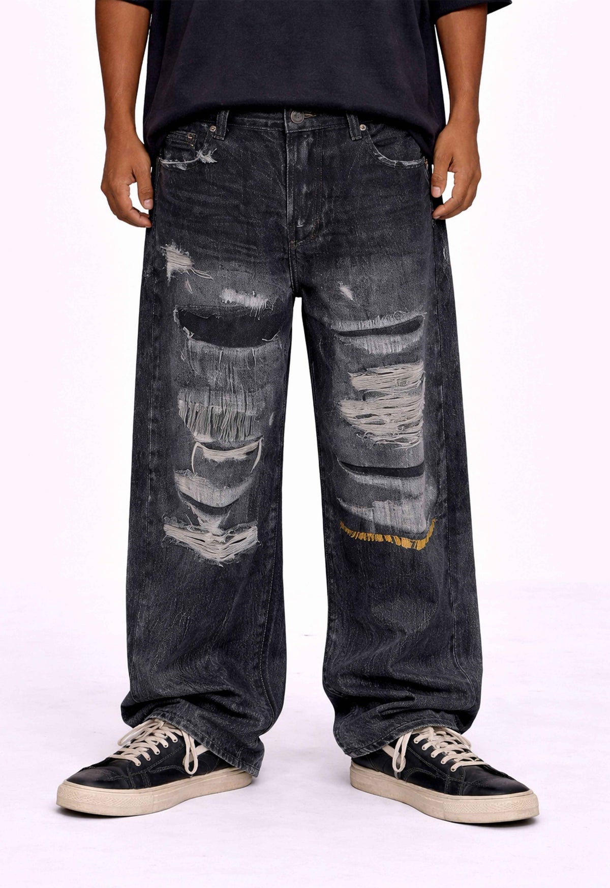 WIDEBOY SUTURE DENIM