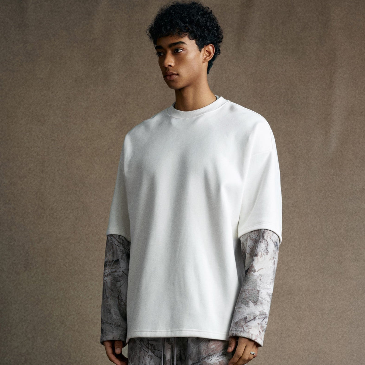 Woodland Camo| Long Sleeve T-Shirt - OMYGOODS