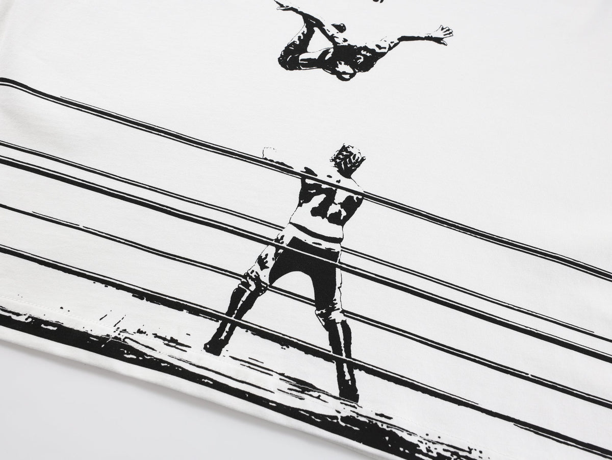 Wrestling Graphic Print | Streetwear Sweatshirt - OMYGOODS